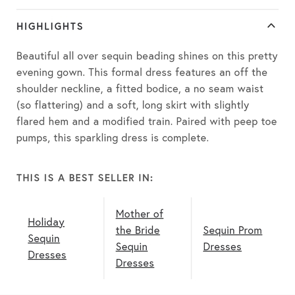 Lillian off the shoulder sequin beaded gown by Adrianna Papell. Worn once. - Picture 5 of 6